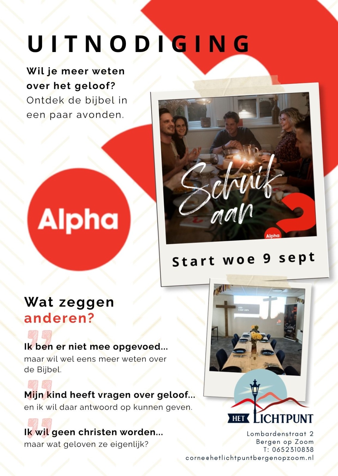 Alpha cursus bergen op zoom